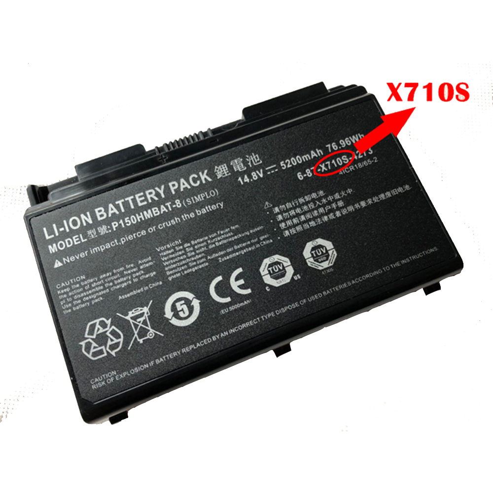 Batería para X270BAT-8-99-(4ICP7/60/clevo-6-87-X710S-4271